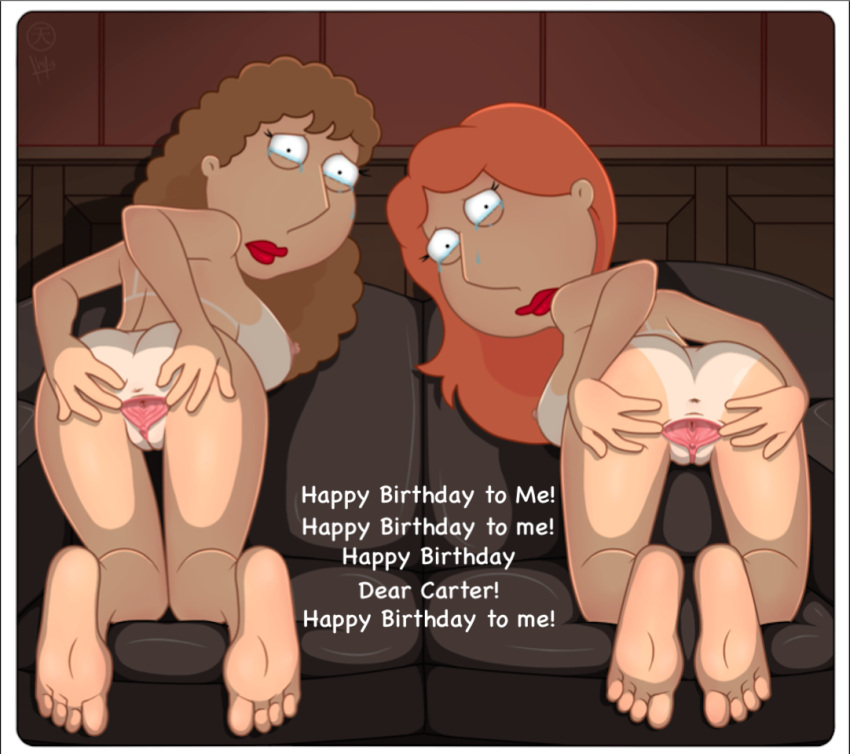 الشرج carol_pewterschmidt carter_pewterschmidt Family_guy Happy_birthday زنا المحارم lois_griffin خائفة مهبلية