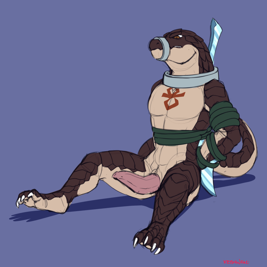 1boy 2018 2d 2d_(عمل فني) abs Animal_genitalia anthro anthro_only Arms_tied Artist_name مؤخرة بارا blue_background عبودية عبودية_gear مقيدة brown_body brown_scales brown_skin مخالب طوق digital_media_(artwork) انتصاب تناسلية_شق الأعضاء التناسلية keishinkae lizard_boy lizardman lizardman_(overlord) look_at_viewer Looking_up ذكر_ذكر_أنثرو_ذكر_فقط علامات الاشتباك_سلاح كمامة_(كائن) عارٍ، فم مفتوح، أفرلورد_(ماروياما)، بيكس، قضيب، زواحف، حراشف، سكالي، بسيط، الخلفية، جلسة، شق، أصغر_نسخة_في_مصدر، سولو_أنثرو، منفرد_ذكر، ساقان، منتشرة، سيف، ذيل، مستدق، وشم، طرف ثالث، مصدر، إصبع القدم، ومخالب قبلية، وشم قبلي، وريد، سلاح، زاريوسو_شاشا