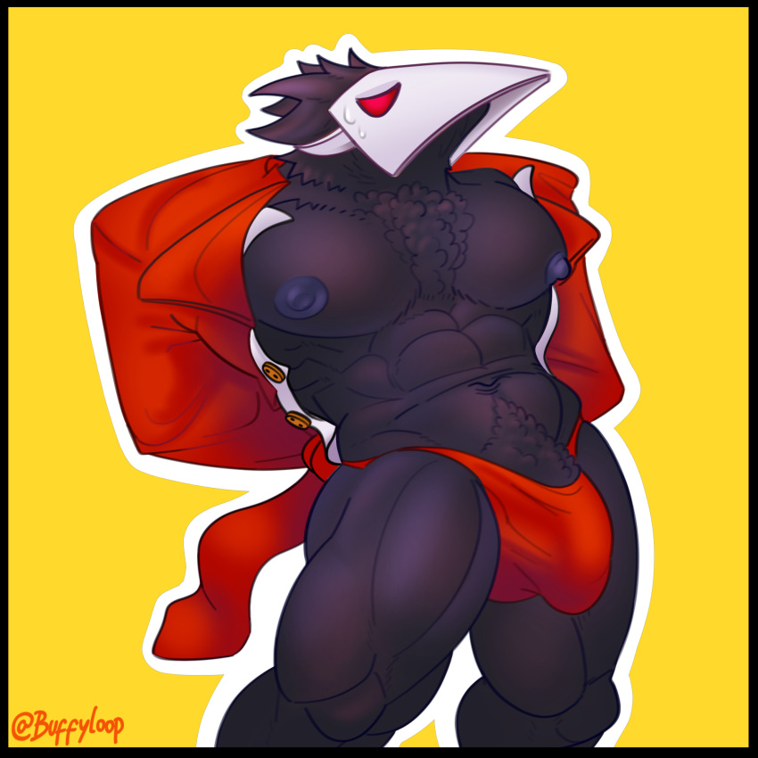 1:1 1boy 2020s 2022 2d 2d_(artwork) abs anthro anthro_only Artist_name avian bara black_body black_border black_fur buffyloop bulge darkner deltarune deltarune_chapter_2 digital_media_(artwork) furry hairy_chest hairy_penis ذكر ذكر_anthro ذكر_حلمات ذكر_فقط قناع مقنع عضلة عضلية_an من خلال العضلات_الذكورية حلمات الصدر القضيب العانة_الشعر الأحمر_الملابس الحمراء_العيون الحمراء_البدلة الحمراء_الملابس الداخلية simple_background Solo_anthro Solo_male Suit swatchling swatchling_(deltarune) عرق طرف ثالث_مصدر مقيد_up twitter_username undertale_(سلسلة) ملابس داخلية video_game_character video_games yaoi Yellow_background