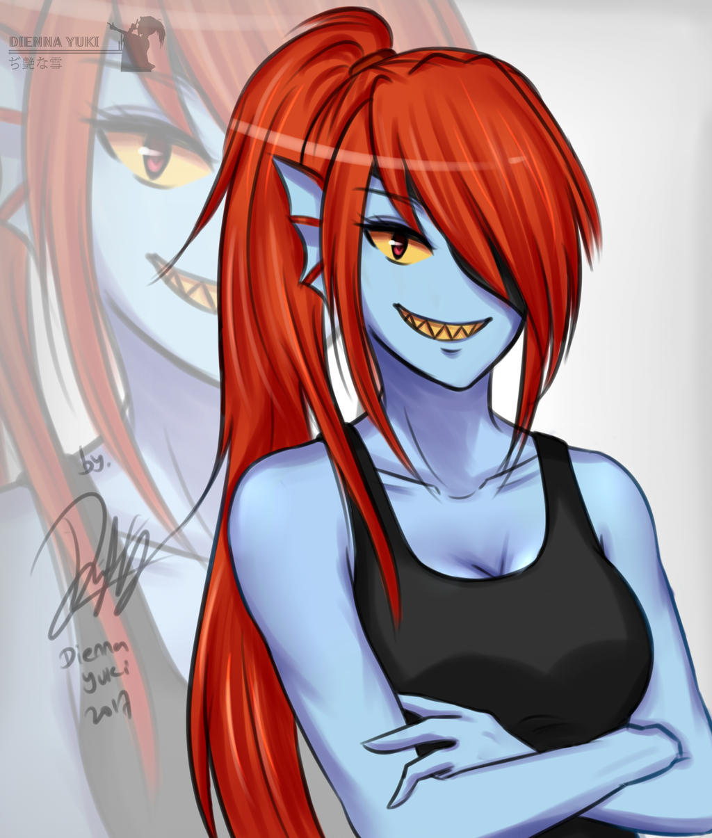 1girl 2d 2d_(عمل فني) anthro anthro_only اسم الفنان_signature blue_body blue_skin breasts crossed_arms deviantart dhampirenevercry dienna_yuki digital_media_(عمل فني) الأذن_زعانف العين_رقعة العين أنثى_anthro أنثى_فقط سمكة_شعر_فتاة_فوق_عين_طويلة_شعر بحري وحش_فتاة غير ثديية_ثديين_شعر_أحمر_شعر حاد_أسنان التوقيع s lit_pupils Solo_anthro Solo_female undertale_(سلسلة) undyne Upper_body video_game_character video_games أصفر_صلبة_أصفر_أسنان