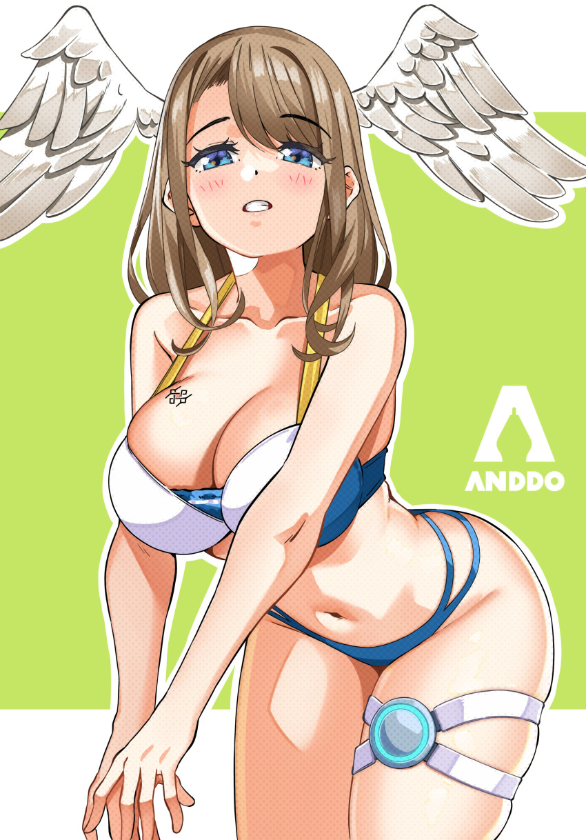 1girl 1girl 1girl مغرية angel_wings اسم الفنان big_breasts big_breasts big_breasts بيكيني أزرق عيون الثديين brown_hair eunie_(xenoblade) أنثى_فقط عالية_الدقة i_am_anddo تميل إلى الأمام الساقين look_at_viewer السرة نينتندو تشكل ملابس السباحة الحسية قصيرة الشعر tagme وشم سميك_فخذين أجنحة أجنحة_on_head xenoblade_(سلسلة) xenobla de_chronicles_3