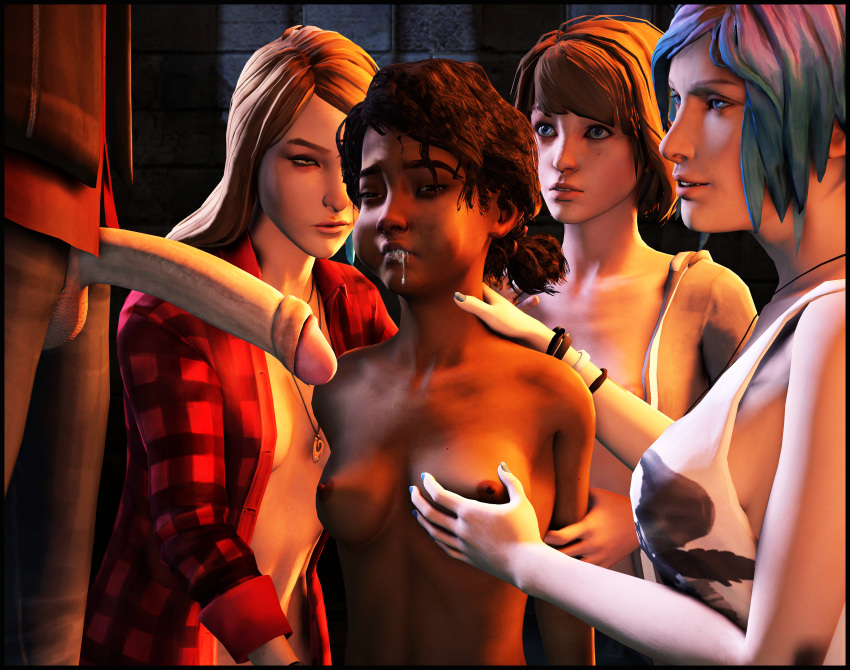 1boy 1girl 3d 4girls 5some after_oral balls blue_eyes blue_hair breasts brown_eyes brown_hair chloe_price clementine_(the_walk_dead) crossover نائب الرئيس cum_drip cum_in_mouth cum_inside مشكوك فيه_الموافقة الأنثوية_التركيز الخماسي القسري_عن طريق الفم عيون خضراء_الصدر بين الأعراق Large_penis lenaid life_is_غريب long_hair ذكر max_ca ulfield Medium_breasts multiple_girls عارية غير رضائية عارية_أنثى open_shirt قضيب rachel_amber sfm short_hair source_filmmaker the_walk_dead the_walk_dead_game unseen_male_face