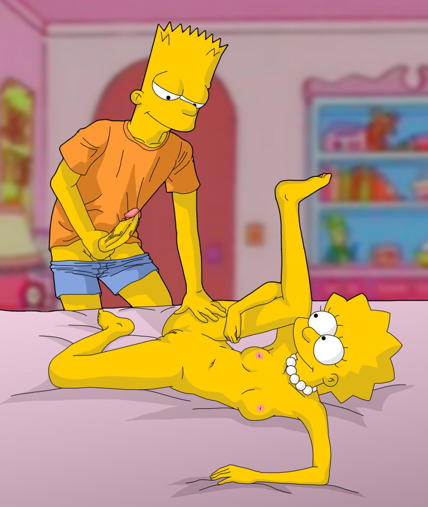 بارت_سيمبسون الثدي evilweazel_(فنان) ضخم_الديك ليزا_سيمبسون كس عارية the_simpsons