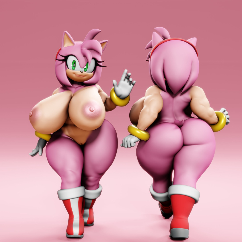 1girl 3d 3d_(عمل فني) 3d_model Alternative_breast_size Alternative_version_available amy_rose anthro areola big_ass big_breasts boots breasts boots breasts dat_ass eulipotyphlan أنثى أنثى_only قفازات فروية green_eyes grin headbandضخمة_الثديين look_at_viewer حلمات السرة عارية_أنثى وردية_فرو كس سيجا جانبي منفرد منفرد_أنثى sonic_the_hedgehog _(سلسلة) فولكياشا