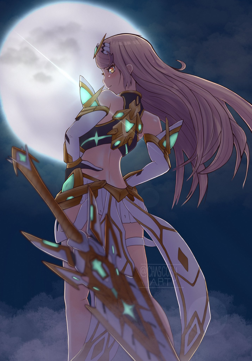 1girl aegis_sword_(xenoblade) مغرية عارية الأرجل عارية الأكتاف كبيرة_الثديين_شعر أشقر_شعر تشاسكوبي صدر_جوهرة فستان أقراط الكوع_قفازات جوهرة قفازات غطاء رأس مجوهرات عالية الدقة شعر طويل mytra_(xenoblade) فستان قصير swept_bangs الفخذ_حزام تيارا Very_long_hair_white_dress_white_gloves xenoblade_(سلسلة) xenoblade_chronicles_2 Yellow_eyes