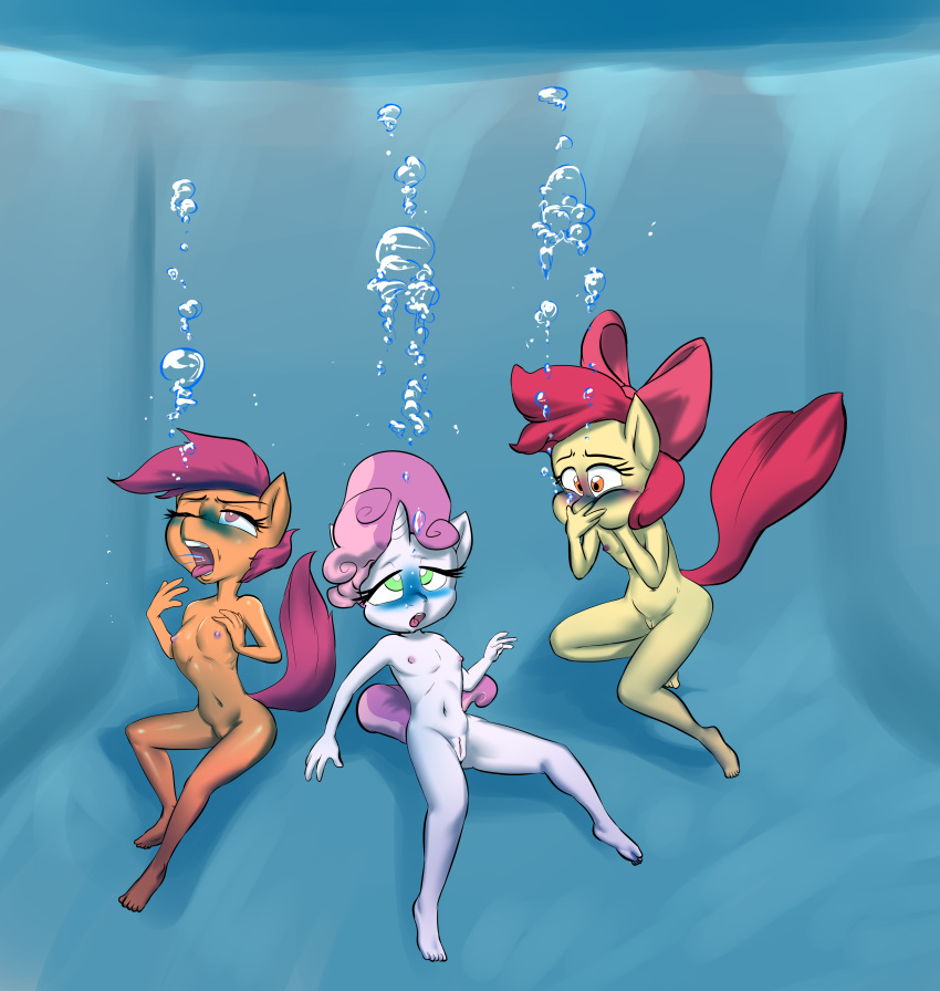 3girls anthro apple_bloom apple_bloom_(mlp) ثديين حافي القدمين byondragecutie_mark_crusaderscutie_mark_crusaders_(mlp) أقدام غرقان أنثى_onlyfriend_is_magic furry hasbro my_little_pony حلمات السرة عارية كس تجمع scootaloo scootaloo_(mlp) Skinny_dipping little_breasts sweetie_belle sweetie_belle_(mlp) علامة لي الماء تحت الماء