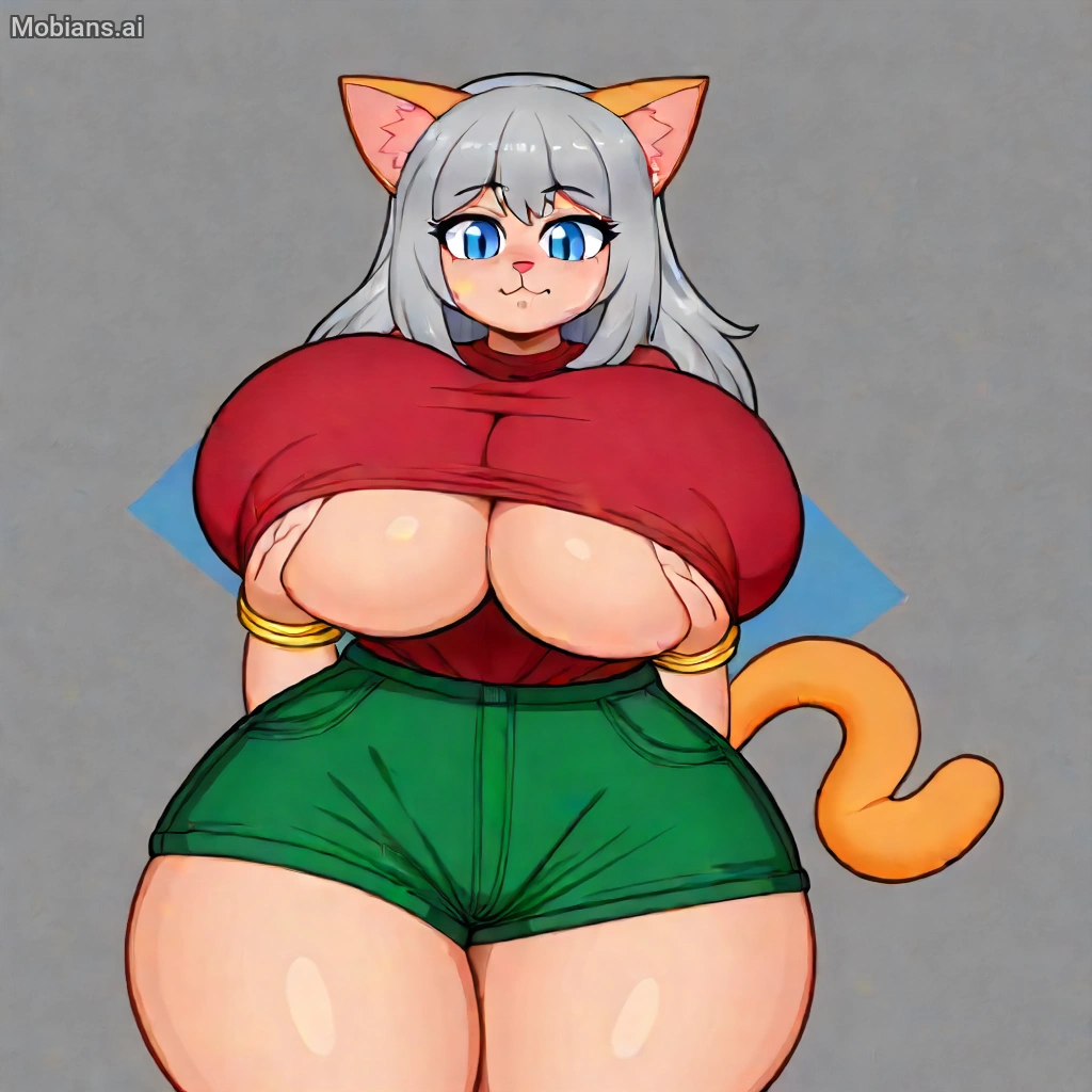 1girl 2024 ai_generated أنثرو big_areola big_areolae big_breasts عاهرة زرقاء_عيون سوار breast_expansion breast_grab breast_grab_under_clothes breasts cat_girl cat_tail القطط_with_tits القططwithtits مغلق_الفم الملبس_أنثى dark_red_bra dark_red_ginesan dark_red_shirt darkredgnessan أنثى/أنثى أنثى_anthro بين الجنسين مبادلة الاستيلاء الأخضر_شورت رمادي _خلفية رمادية_شعر_قطط_قطط mobians.ai أمي الأم الأم_(the_tilampado_and_zhycip_show) برتقالي_الجسم برتقالي_الجلد وردي_الأذنان وردي_الأنف جميل القاعدة 34 جنس shillidy_gnessan shillidygnessan the_tilampado_and_zhycip_show thetilampadoandzhycipshow tilampado_(سلسلة) under_boob xxx Yellow_bracelet