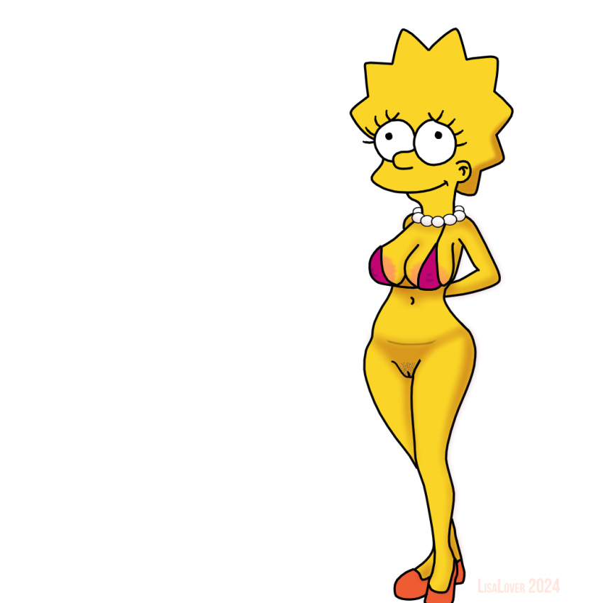 بيكيني كبير الثديين بدون قاع الهالة الكبيرة lisa_simpson ليسالوفر the_simpsons