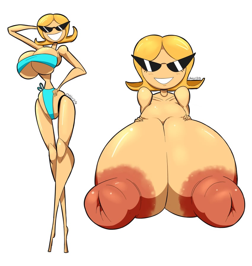 1girl 1girl 2018 alpha_channel animate_inanimate anthro armpits big_breasts big_beasts big_nipples bikini blonde_hair breasts clothing curvy_figure digital_media_(artwork) disney doll doll_joints erect_nipples eyewear female_only hair high_res huge_beasts huge_nipples humanoid hyper hyper_breasts knick_knack large_nipples living_doll looking_at_viewer nipples nude pixar pose signature simple_background smile sunglasses sunny_miami swimwear tasteofchoklit thick_nipples thick_thighs tinted_eyewear top_heavy wide_hips