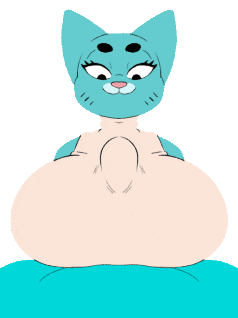 1boy 1girl 2d 2d_(artwork) 2d_animation 2d_artwork balls beat_banger big_breasts big_penis blue-skinned_female blue-skinned_female cartoon_network catclothed_female_nude_male_focus furry furry_female furry_only gif gif gif gumball_watterson huge_ass huge_cock_male_pov milf mother_&_son nicole_watterson no_humans paizuri paizuri paizuri_under_clothes straight the_amazing_world_of_gumball_toriel_beat_banger