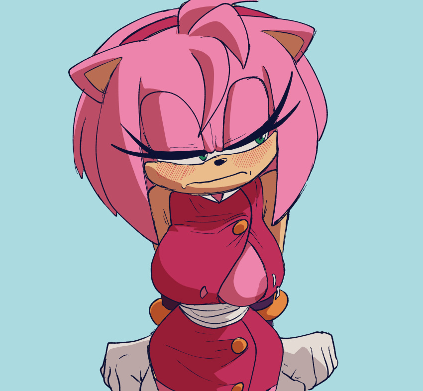 1فتاة amy_rose amy_rose_(boom) anthro big_breasts blush breast_slip breasts_out coolinker embarrassed green_eyes hedgehog inker_comics inkershike nipple_slip no_bra sega sonic_boom sonic_the_hedgehog_(series) Wardrobe_malfunction