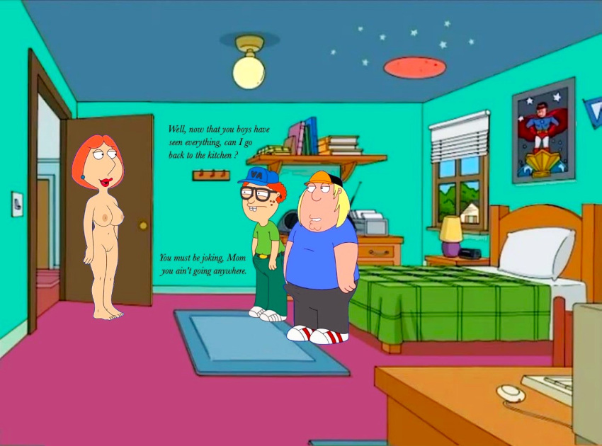 big_breasts chris_griffin تحرير erect_nipples Family_guy lois_griffin عارية محلوقة_كس الفخذين