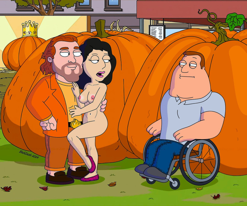 مؤخرة بلاكزاك بوني_سوانسون الثديين خيانة الزوجة منتصب الحلمات Family_guy joe_swanson فخذان عاريان