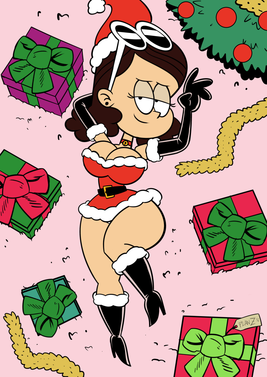 1girl 1girl 1girls ass bell_collar big_ass big_breasts big_breasts big_breasts boots brown_hair عيد الميلاد Christmas_present Christmas_tree Christmas_wreath انشقاق طوق عمولة فستان نظارات_على_الرأس أنثى_فقط هدية قفازات نصف مغلقة_عيون قبعة عالية_كعب_أحذية عالية_كعب ضخم_ثديين_ركبة_أحذية_ركبة_طويلة_قفازات_تبحث_في_مشاهد_الكذب lie_on_back Planz34 يقدم santa_costume santa_dress santa_hat smile Smooth_skin Solo_female Solo_focus Spread_arms النظارات الشمسية النظارات الشمسية_on_head the_loud_house thicc_qt سميكة سميكة الفخذين الفخذين under_the_christmas_tree